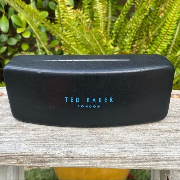 Ted Baker Black Rectangle Sunglasses Case. Unisex EUC! Designer Luxury - Picture 1 of 7